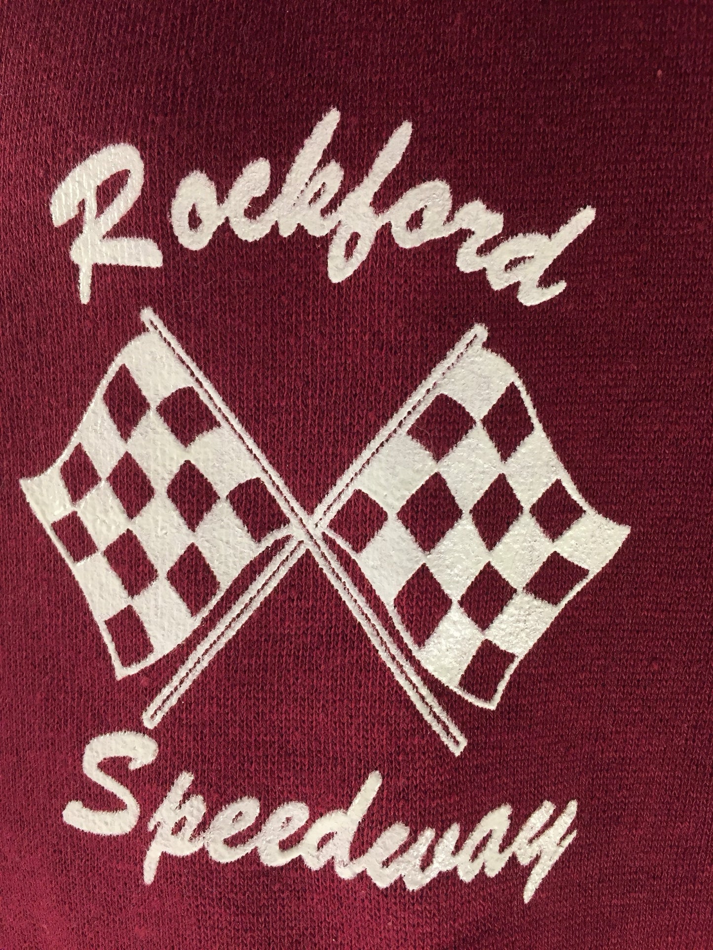 Vintage 50s 60s // Rockford Speedway // Illinois // XL Deadstock Sweatshirt // RN# 14179 // Sportswear of Quality