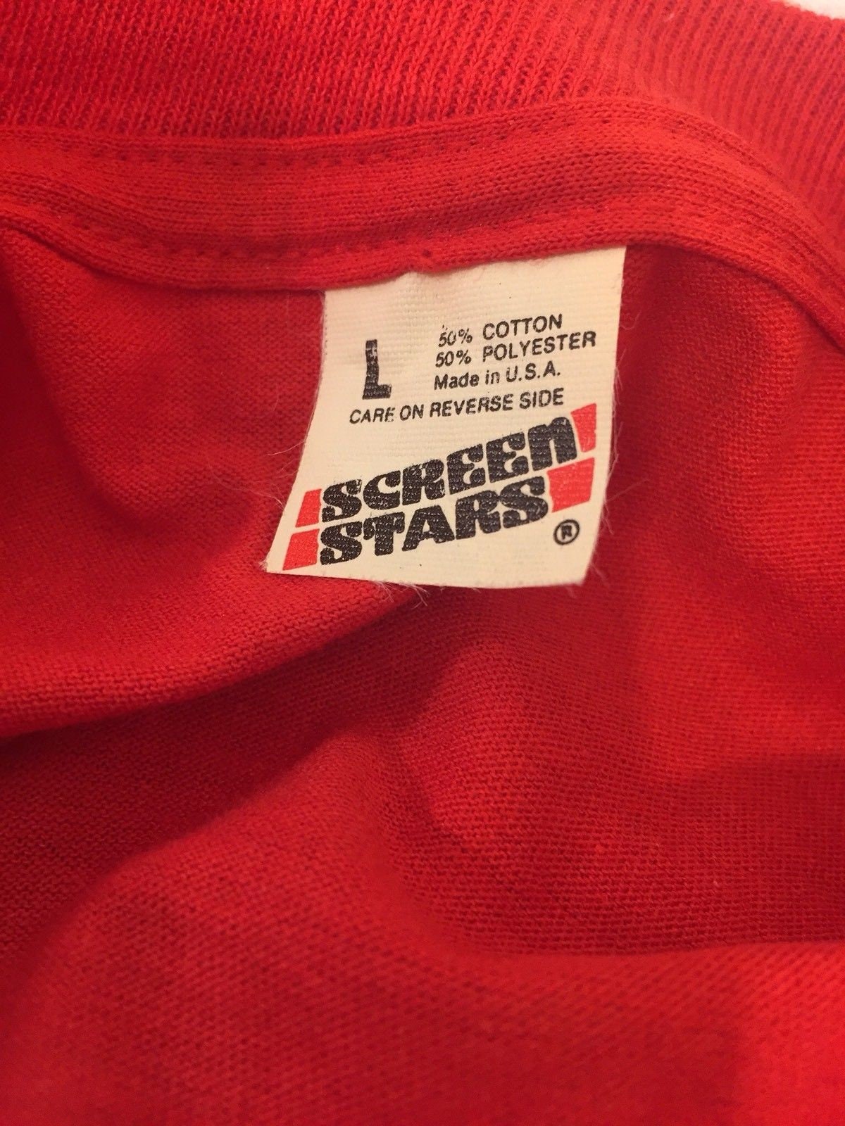 Vintage 80s Screen Stars Large T-shirt // Manchester Tennessee Basketball // Single Stitch // 50/50 // Made in USA