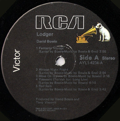 David Bowie : Lodger (LP, Album, RE)