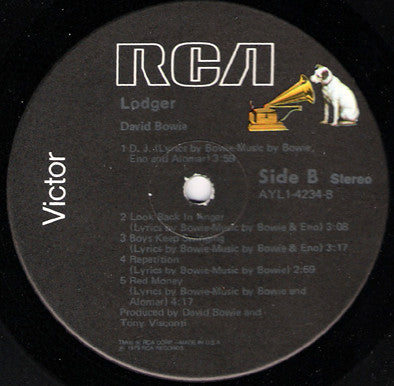 David Bowie : Lodger (LP, Album, RE)