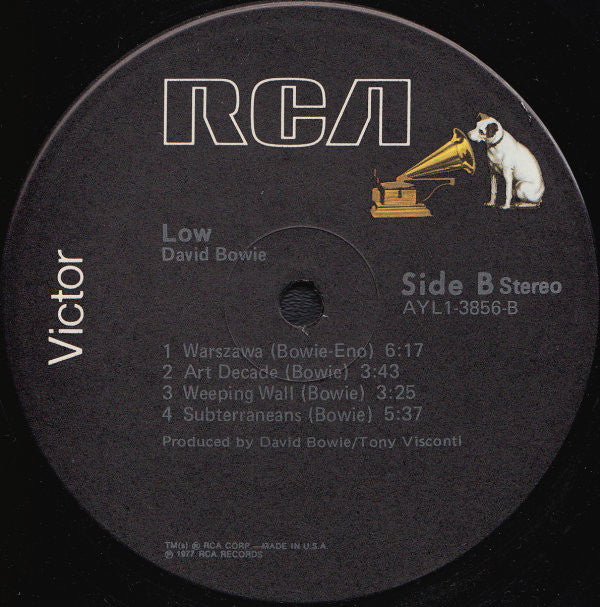 David Bowie : Low (LP, Album, RE, Ind)