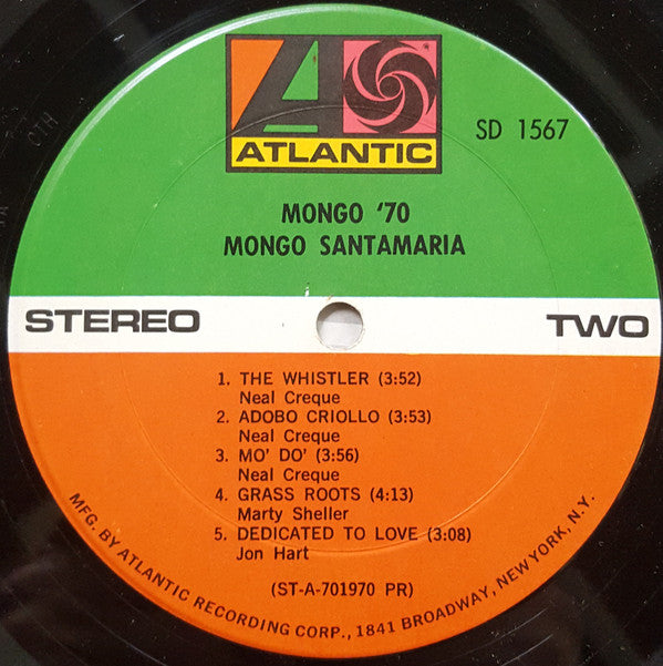 Mongo Santamaria : Mongo '70 (LP, Album)