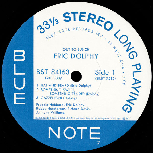 Eric Dolphy : Out To Lunch! (LP, Album, Ltd, RE)