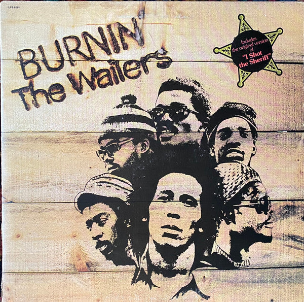 The Wailers : Burnin' (LP, Album, RE, RP, Jac)