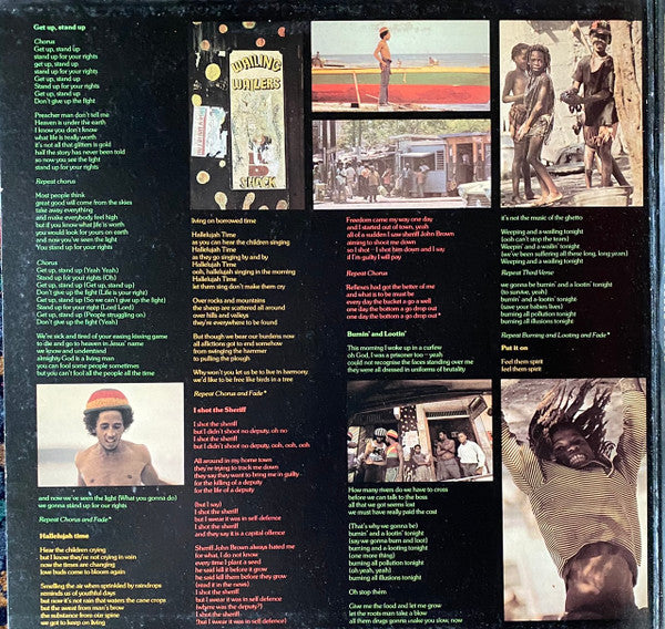 The Wailers : Burnin' (LP, Album, RE, RP, Jac)