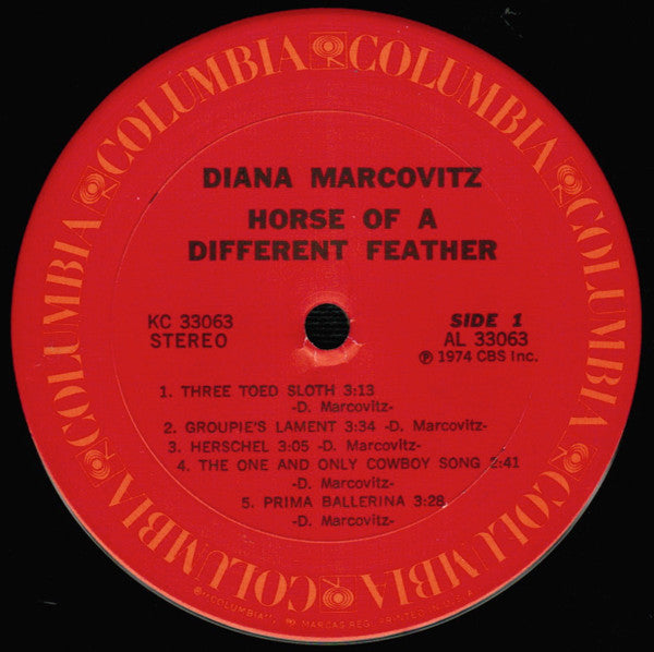 Diana Marcovitz : Horse Of A Different Feather (LP, Album)