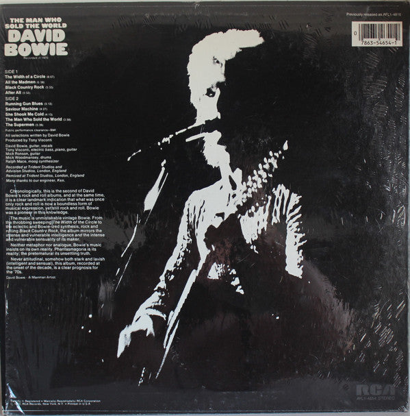 David Bowie : The Man Who Sold The World (LP, Album, RE)