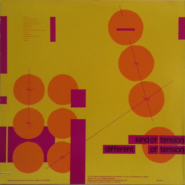 Buzzcocks : A Different Kind Of Tension (LP, Album, Ter)