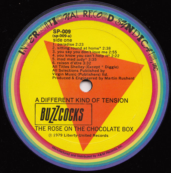 Buzzcocks : A Different Kind Of Tension (LP, Album, Ter)
