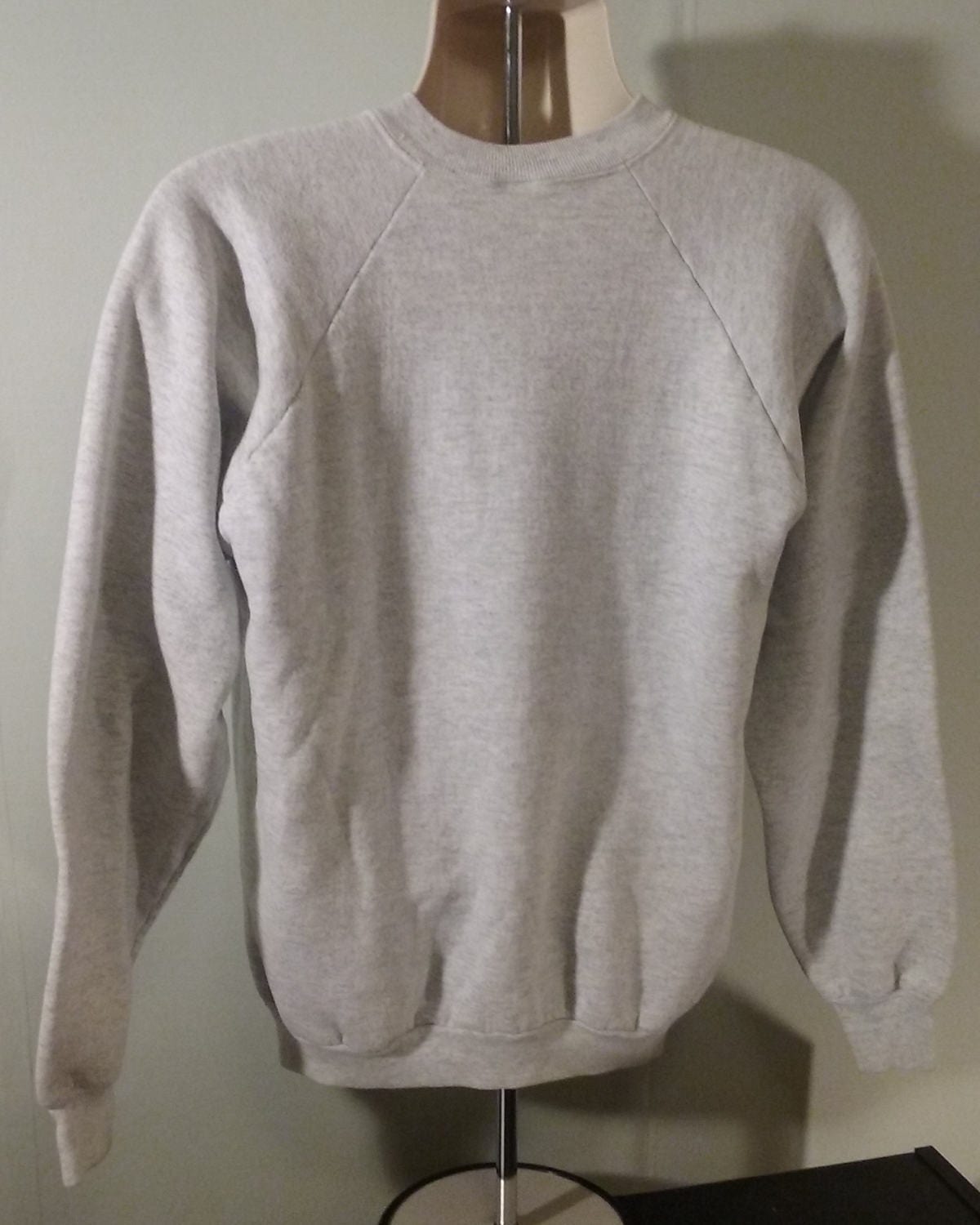 80s Raglan XL Sweatshirt “Polo Marcos” Illinois HS Basketball Fruit of the Loom 50/50 Crew Neck Sweat Top Made in the USA