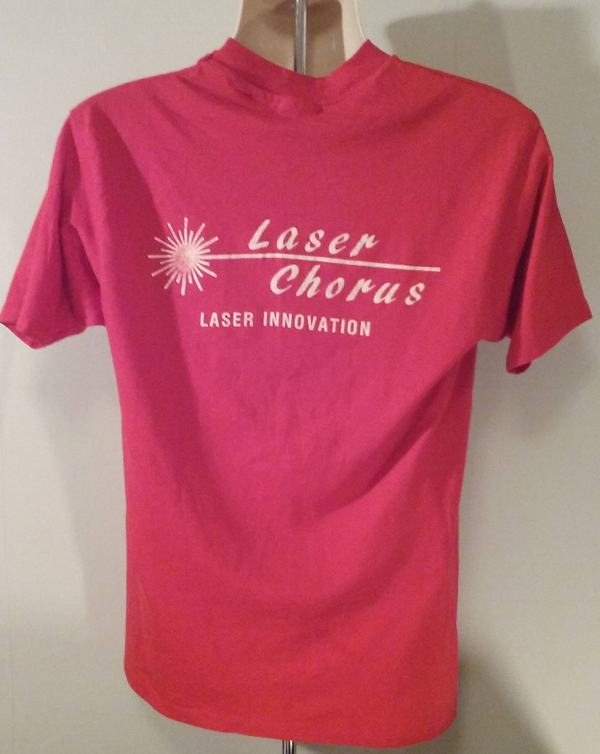 Vintage 90s Hanes 50/50 T-Shirt // Laser Chorus Laser Innovation // Large