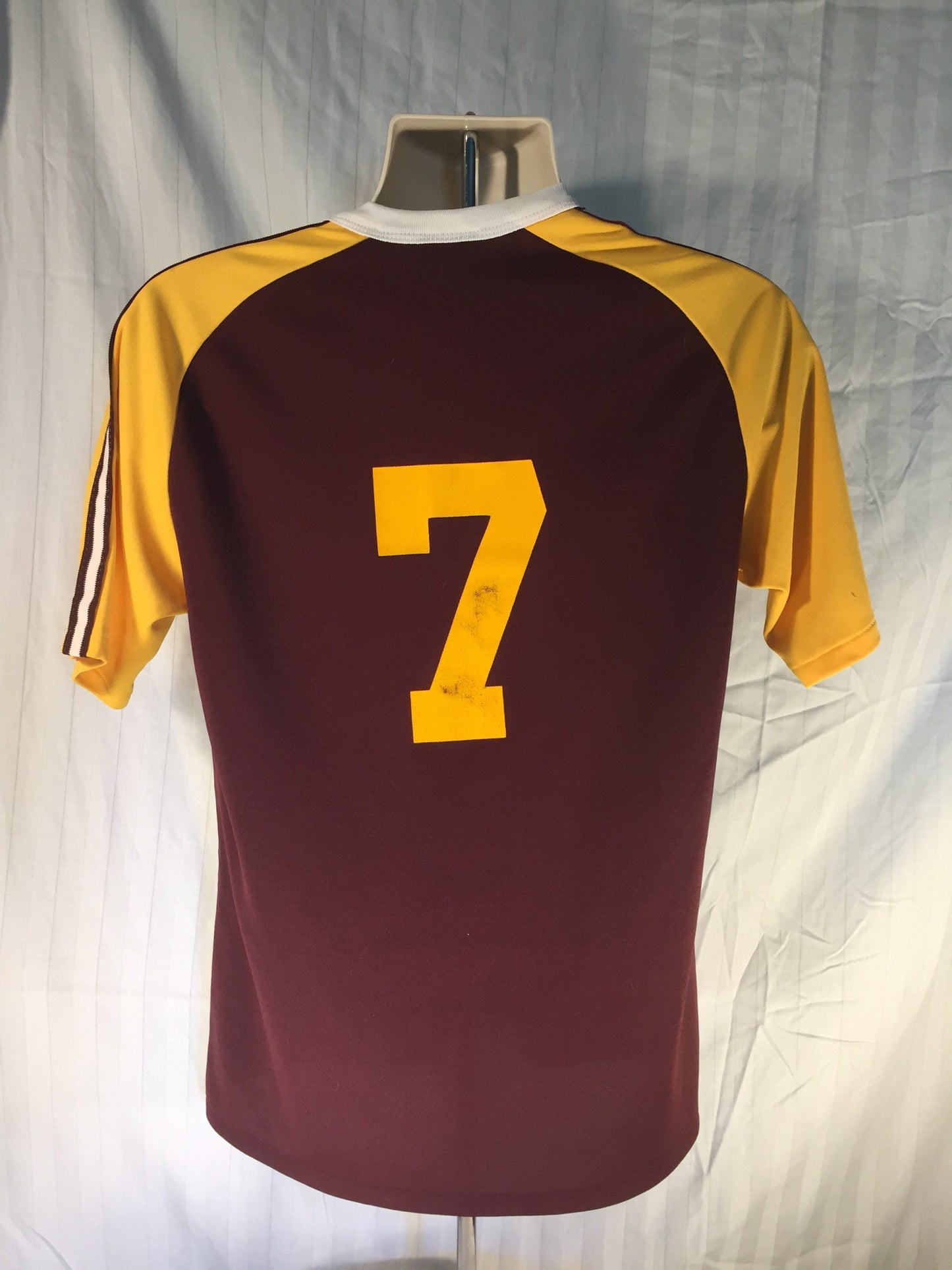 Vintage 70s/80s Medium Majestic Shirt // Bronco Crushers // Polyester Softball/Baseball // Made in USA