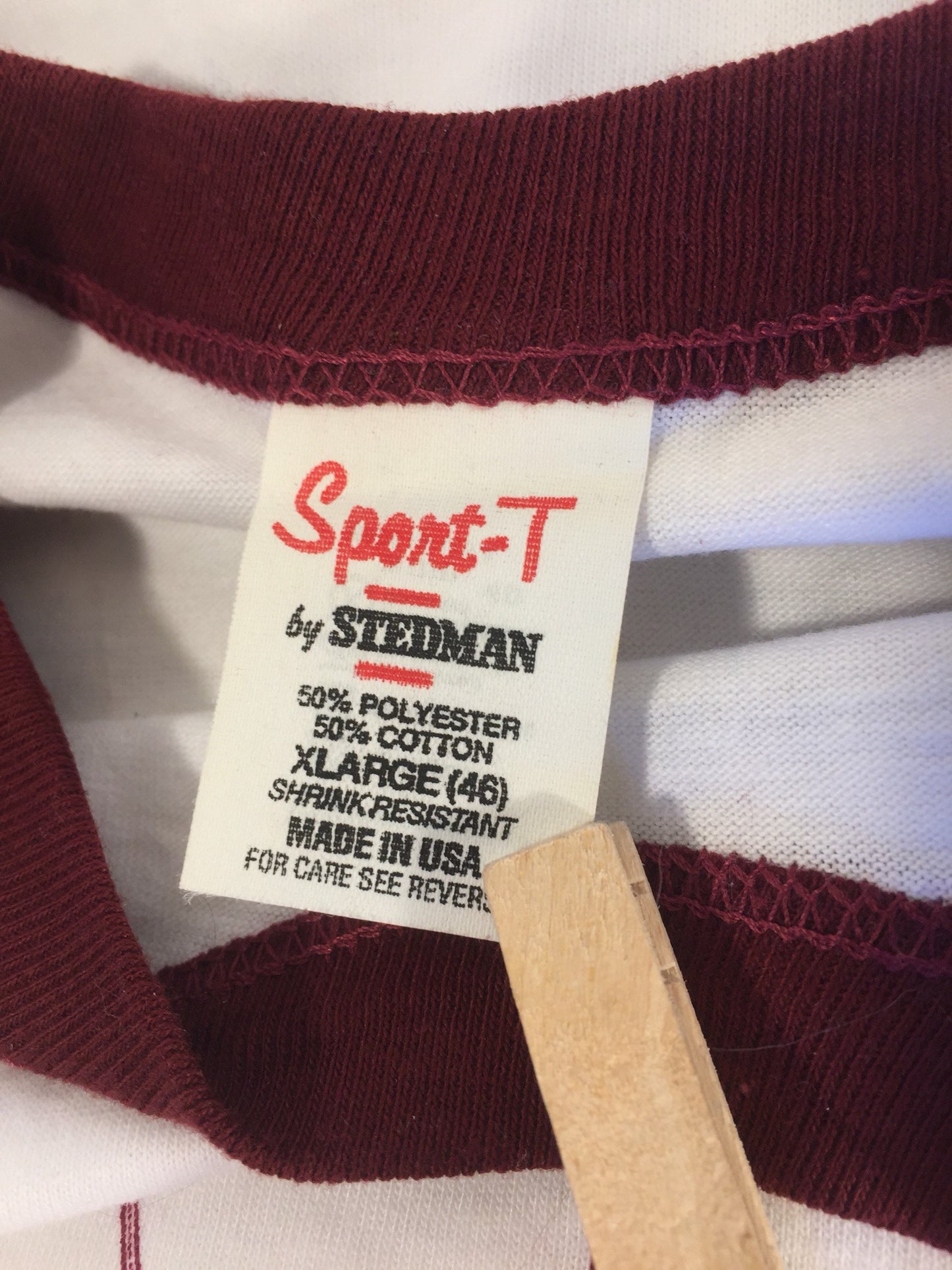Vintage 80s XL Sport-T by STEDMAN // Bright Horizons Christian T-Shirt // 50/50 // Made in USA