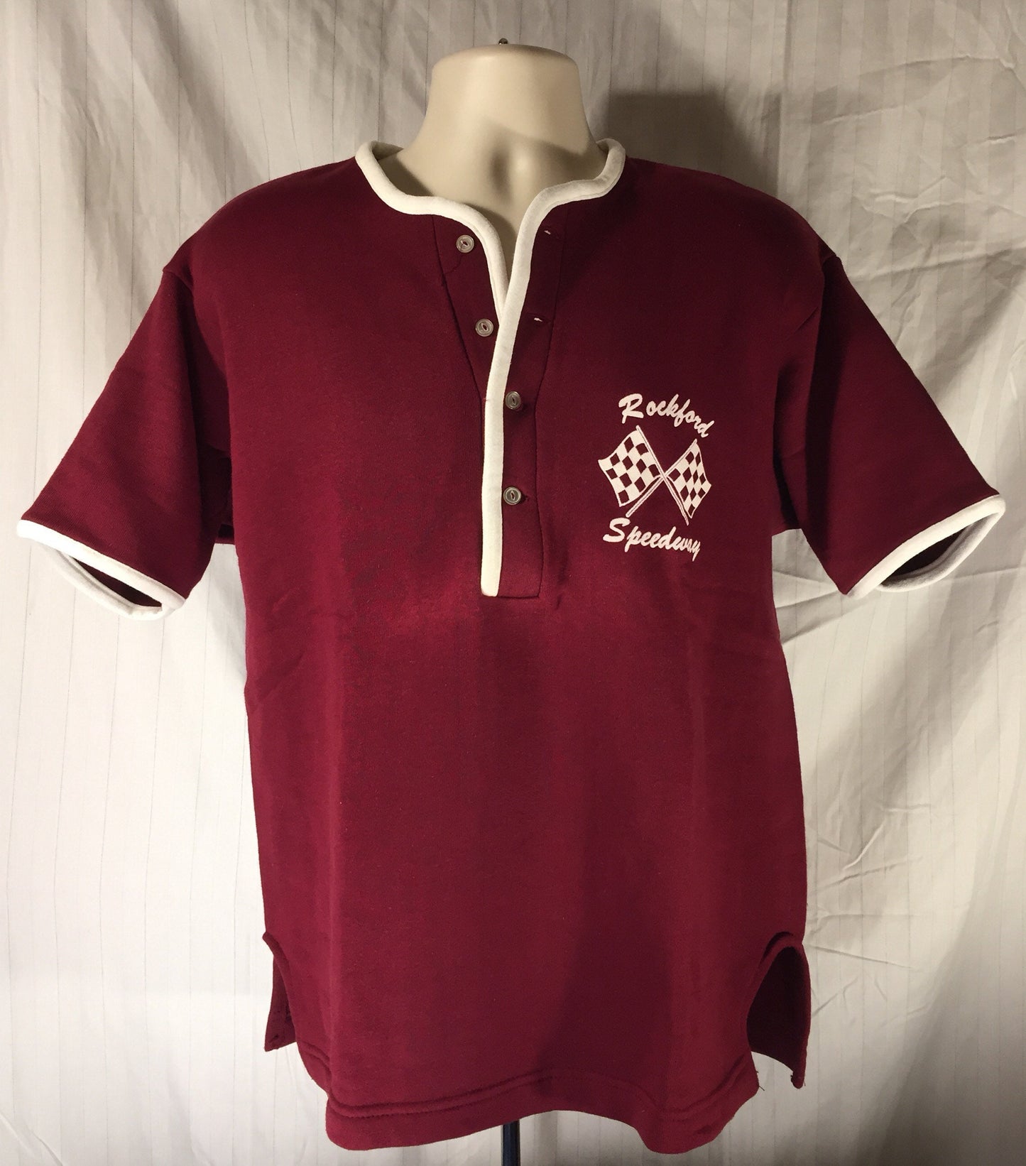 Vintage 50s 60s // Rockford Speedway // Illinois // XL Deadstock Sweatshirt // RN# 14179 // Sportswear of Quality