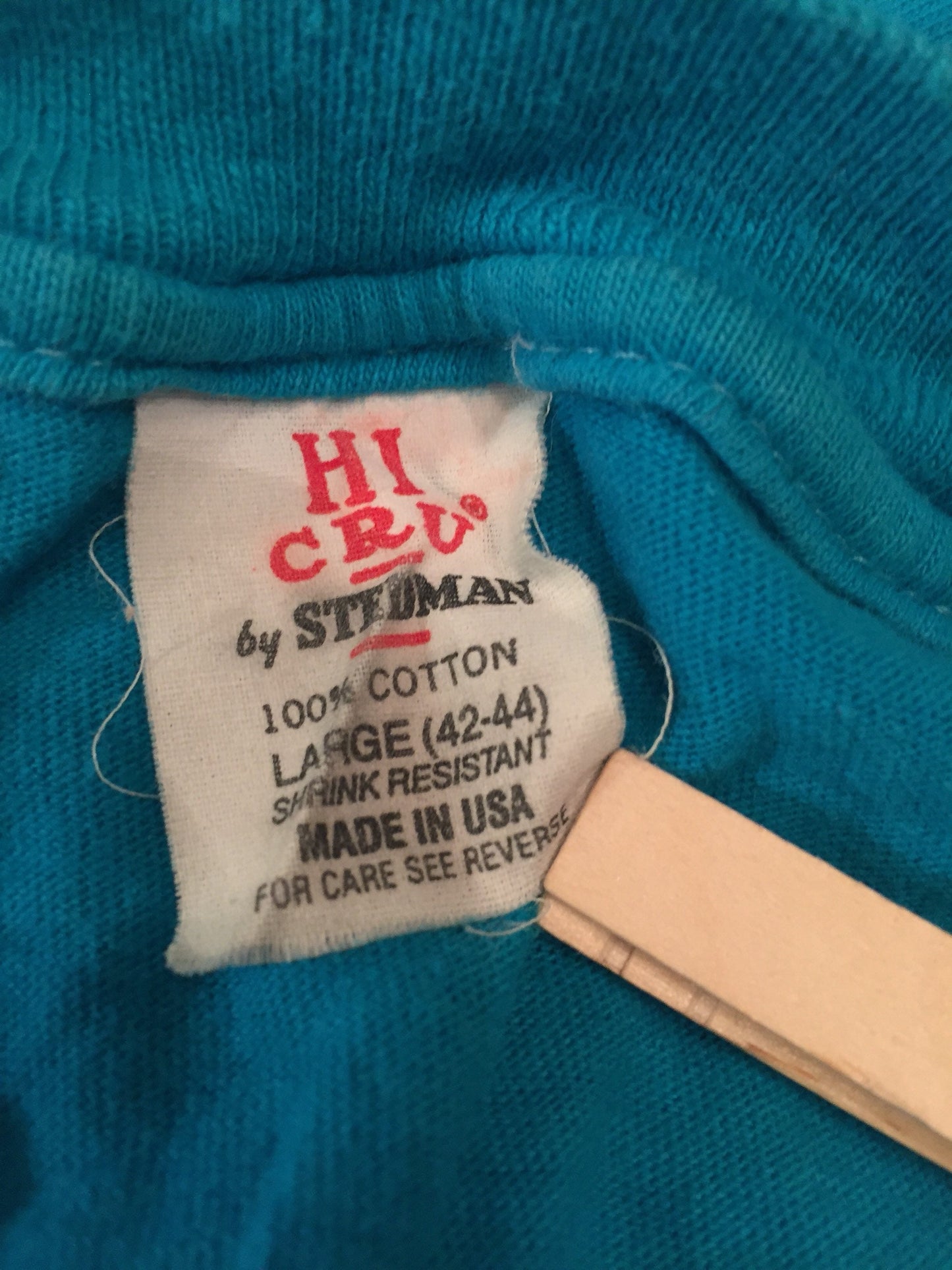 Vintage 70s 80s Large Stedman Hi-Cru T-Shirt // Milwaukee Summer Fest // Blue // USA