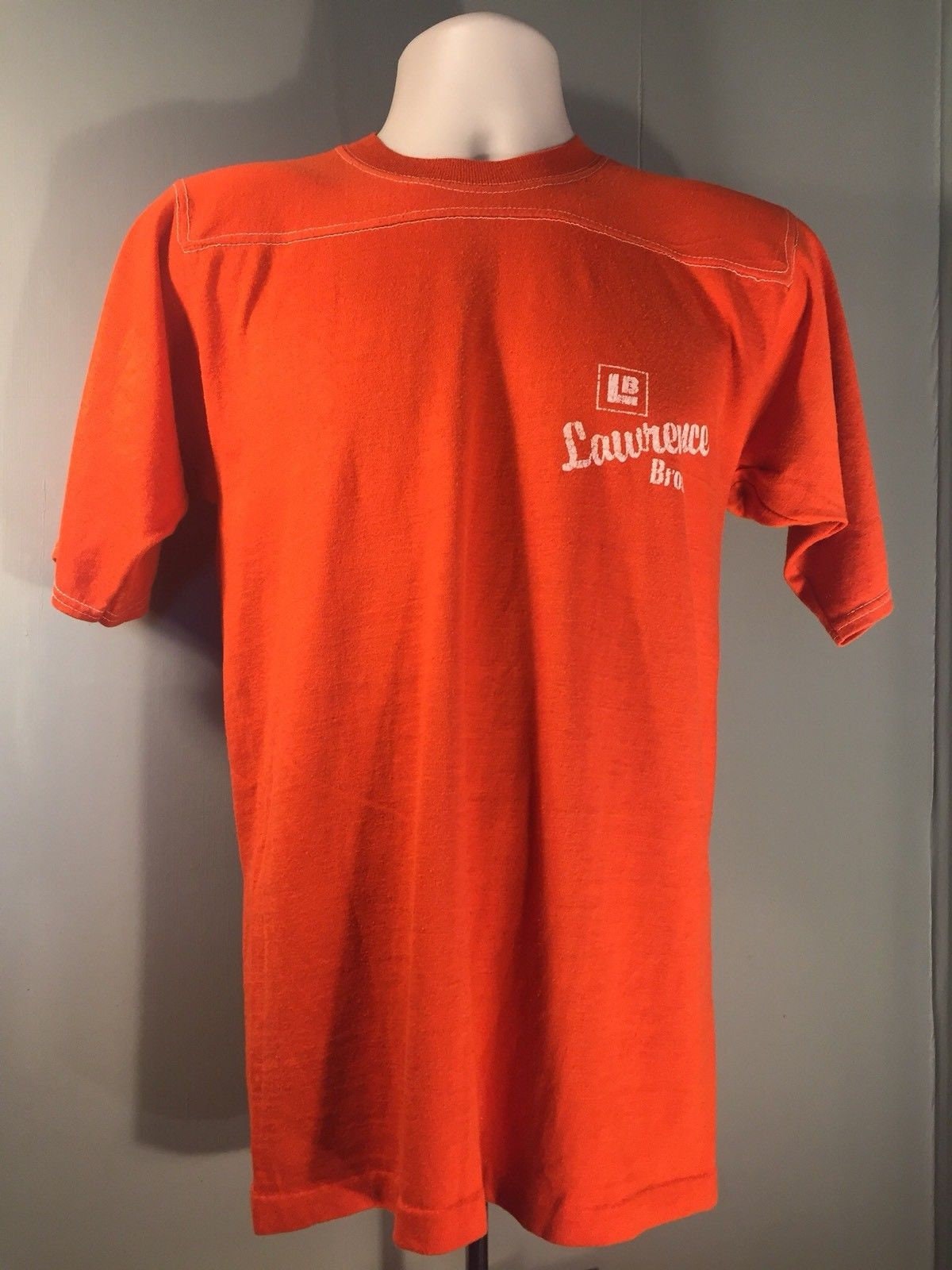 Vintage 70s Soffe Jersey T-shirt // Medium // Lawrence Bros. // Single Stitch // 50/50 // Made in USA