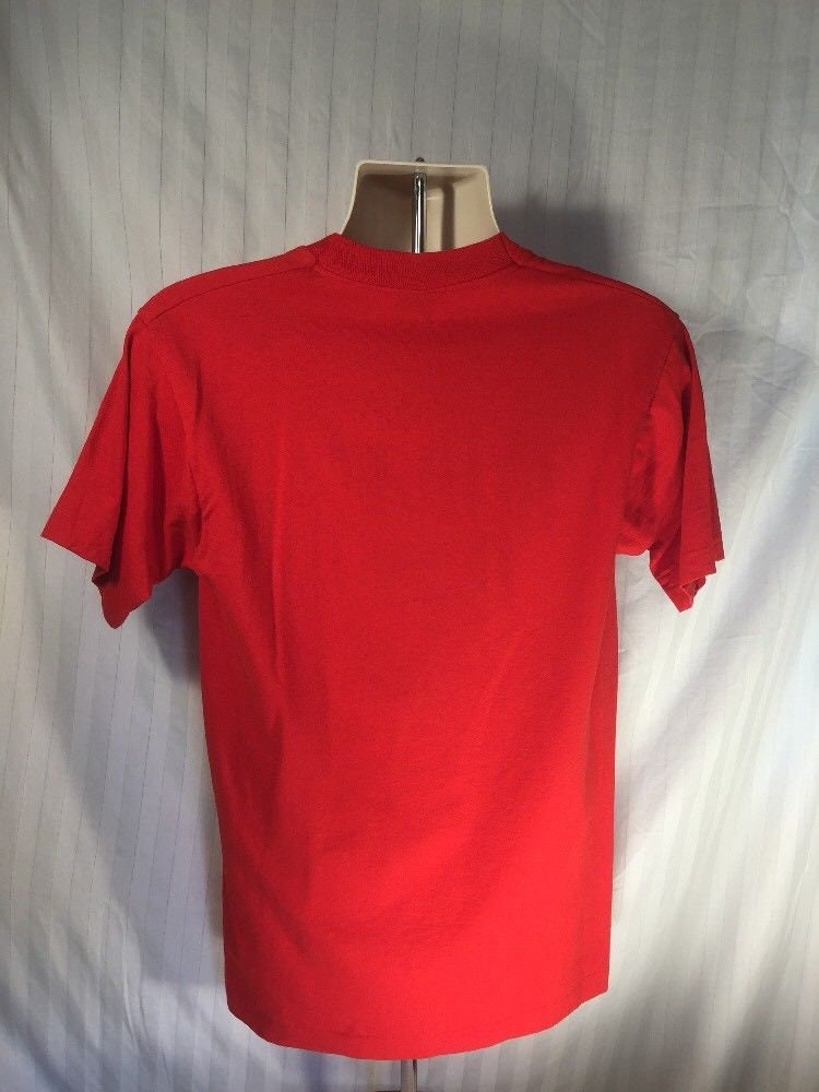 Vintage 90s // Screen Stars Best // Illinois Walking Horse Association // Large // Red // T-Shirt // Single Stitch // Made in USA
