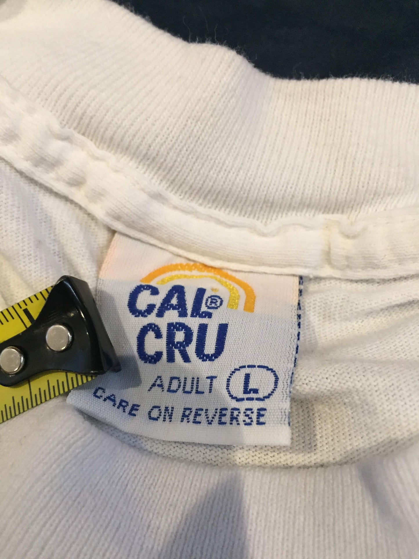 Vintage 90s Madison 56er Puma Cal-Cru Large T-shirt // Single Stitch // 100 Cotton // Made in USA // Soccer // 1992
