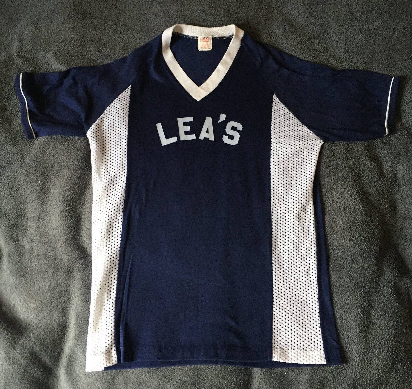 Vintage 70s // Medium // Dodger Sportswear // 50/50 // Lea's Karen // Softball Baseball // Blue // Karen