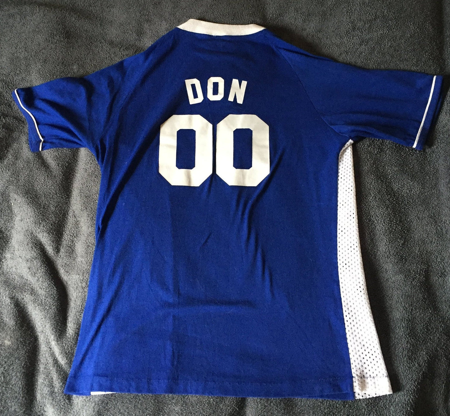 Vintage 70s // Lea's Don 00 Softball Jersey // Baseball // Dodger Sportswear // Large // Blue // 50/50