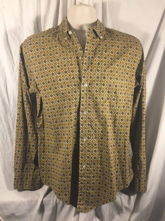 Vintage 60s Sandy MacDonald Oxford Long Sleeve Button-Down // Made in USA // 15/15.5 // Mod //