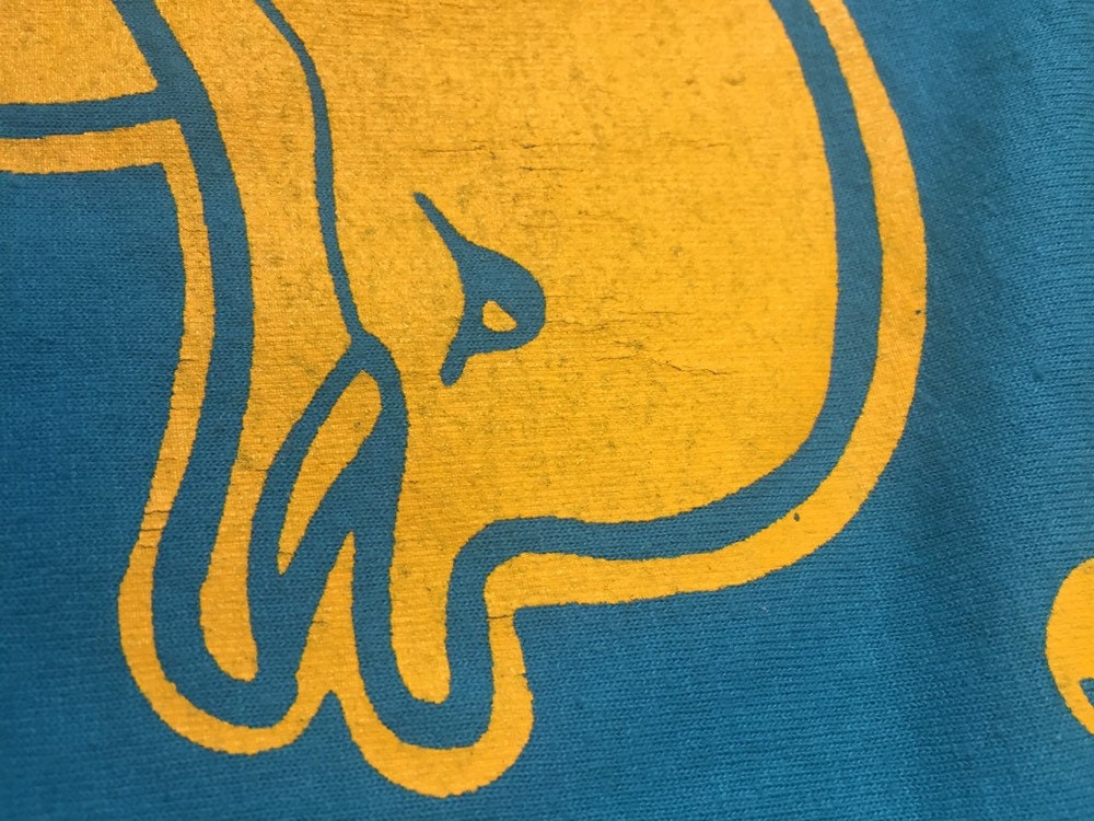Vintage 80s Dolphin T-Shirt // FOTL Best // 50/50 // Large // USA // Single Stitch // Teal Green // Kepner
