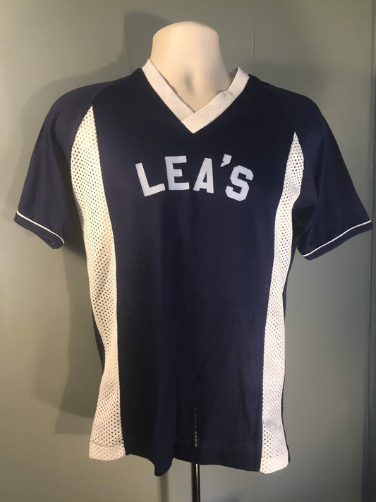 Vintage 70s // Medium // Dodger Sportswear // 50/50 // Lea's Karen // Softball Baseball // Blue // Karen