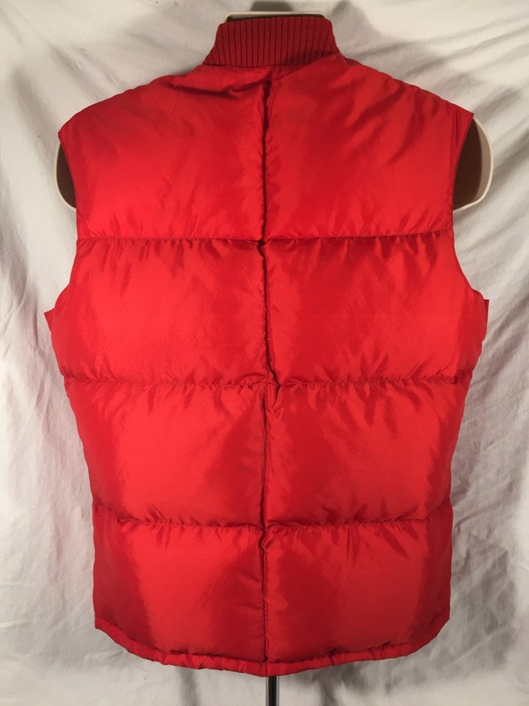 Vintage 60s/70s Red Gerry Boulder Quilted Ski Parka Vest Small/Medium Mens // Outdoor Gear