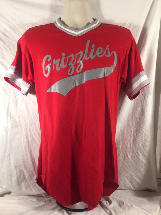 Vintage 80s Grizzlies Medium Softball Baseball T-shirt Jersey // 50/50 // USA // #28
