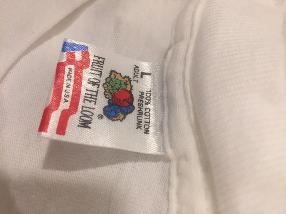 Vintage 90s Mardi Gras Gulf Shores Alabama XL FOTL T-Shirt // White 100 Cotton // Made in USA // Carnival Masopust