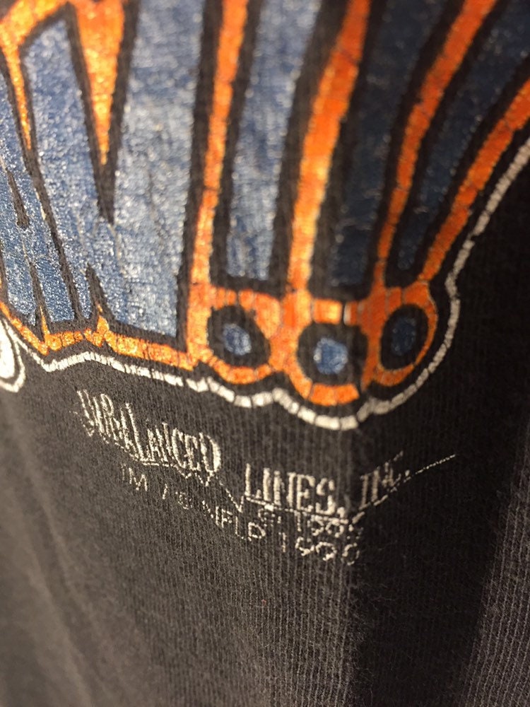 Vintage 80s Chicago Bears Cartoon // Large 100 Cotton // T-USA RN 76349 // NFL Football