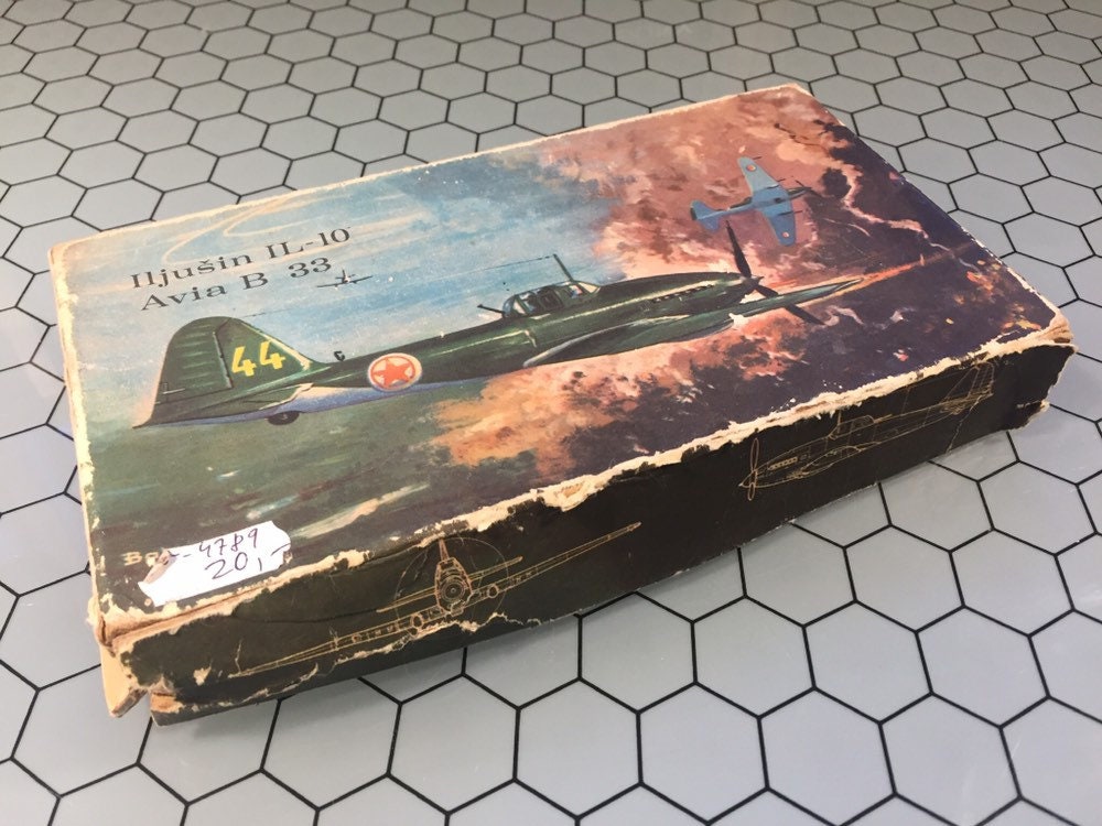 Vintage Czechoslovakia Iljušin IL-10 Avia B 33 Model Cold War Soviet USSR DPRK Ilyushin Beast