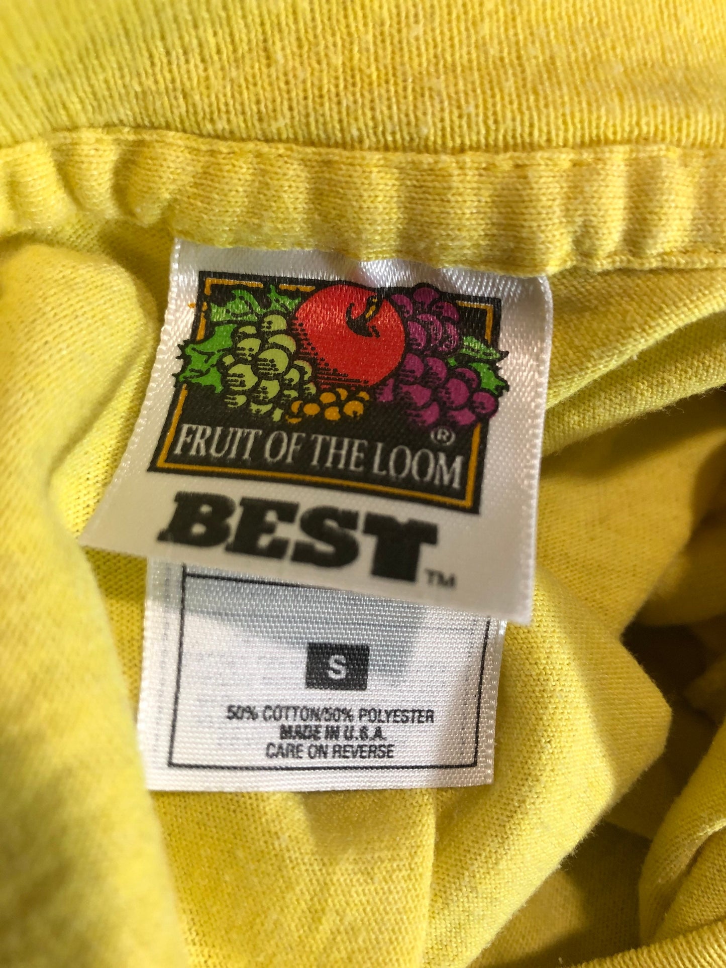 Yellow Naperville Lightning Soccer Club FOTL Best #11 Small USA
